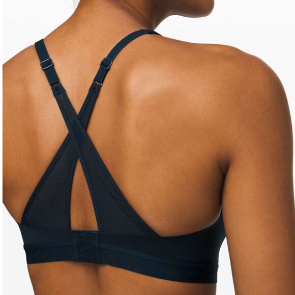 Lululemon Up For It Bra Nocturnal Teal | Size L - Picture 1 of 8